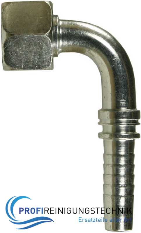 Dichtkegelpressnippel mit metrischem Gewinde DKOL / DKOS 90° Stahl verzinkt